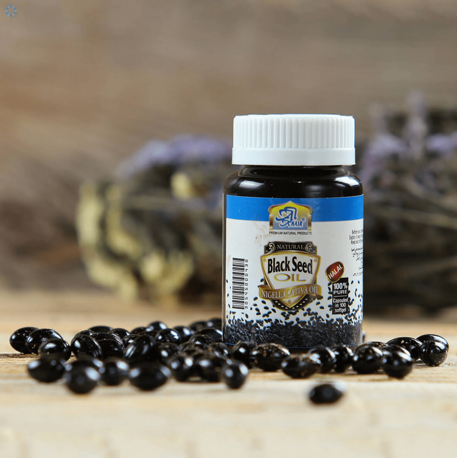 Health › Black Seed Products › Black Seed Oil Softgel Capsules By Al Khair